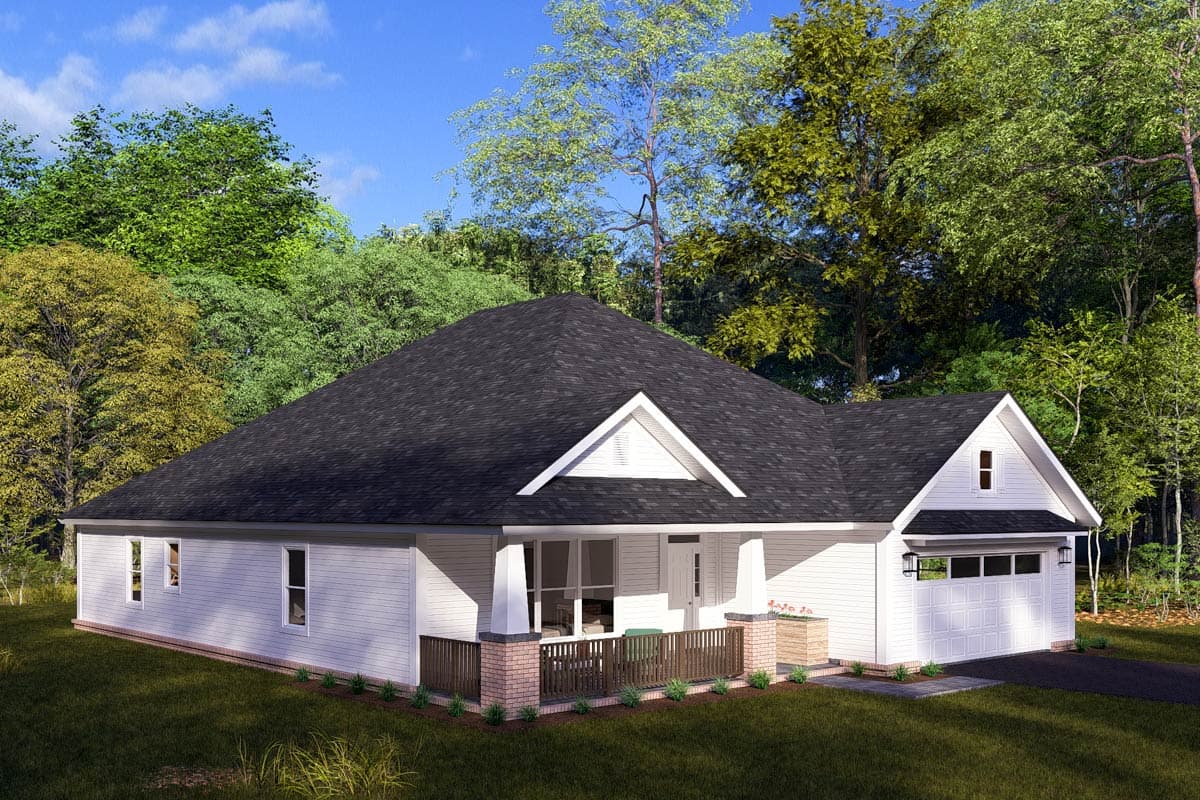Plan 52273WM: Southern House Plan with Open Layout - 2107 Sq Ft - Image #7 - Southern, Traditional