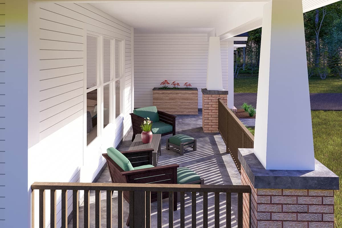 Plan 52273WM: Southern House Plan with Open Layout - 2107 Sq Ft - Image #8 - Southern, Traditional