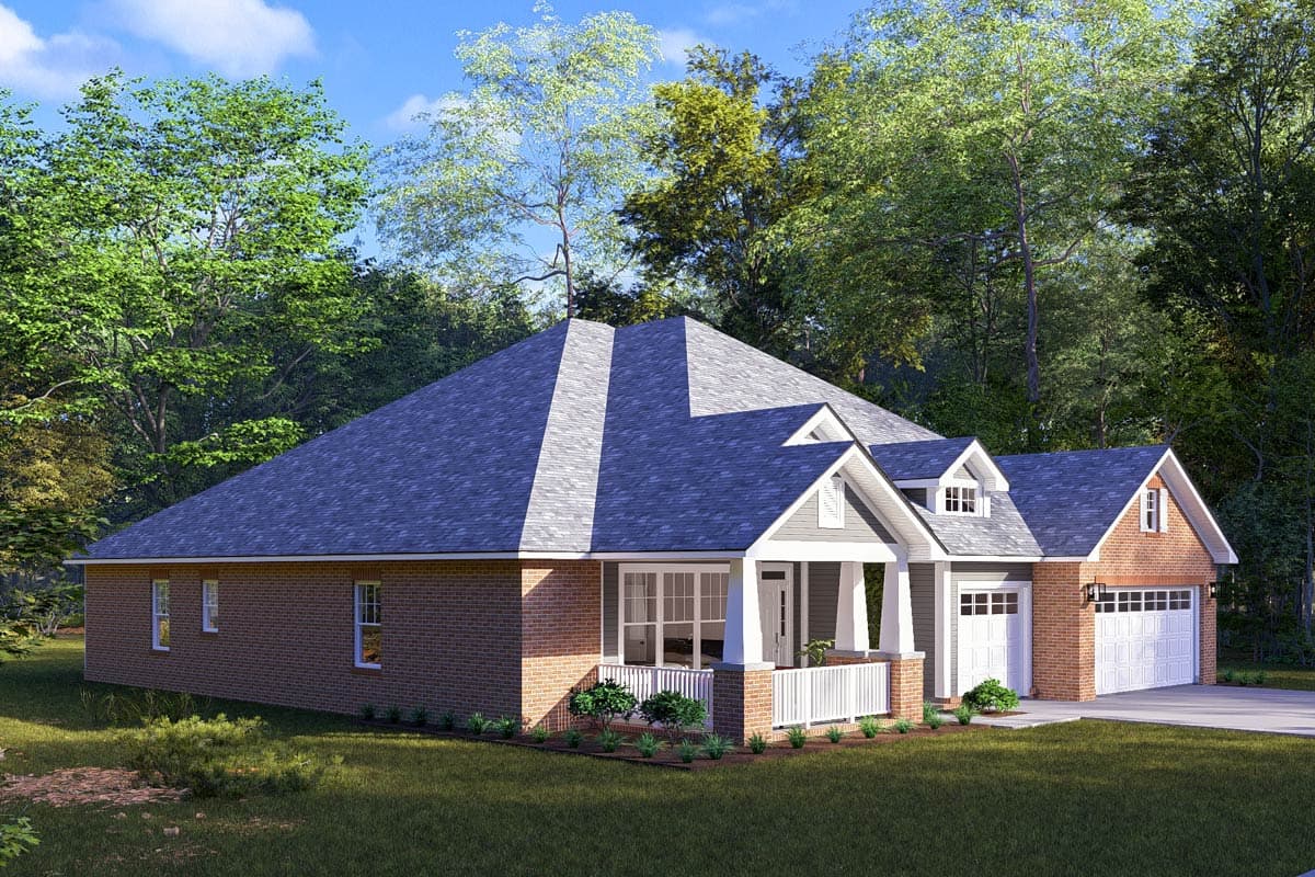 Plan 52274WM: Southern House Plan with Open Layout - 2425 Sq Ft - Image #8 - Southern, Traditional
