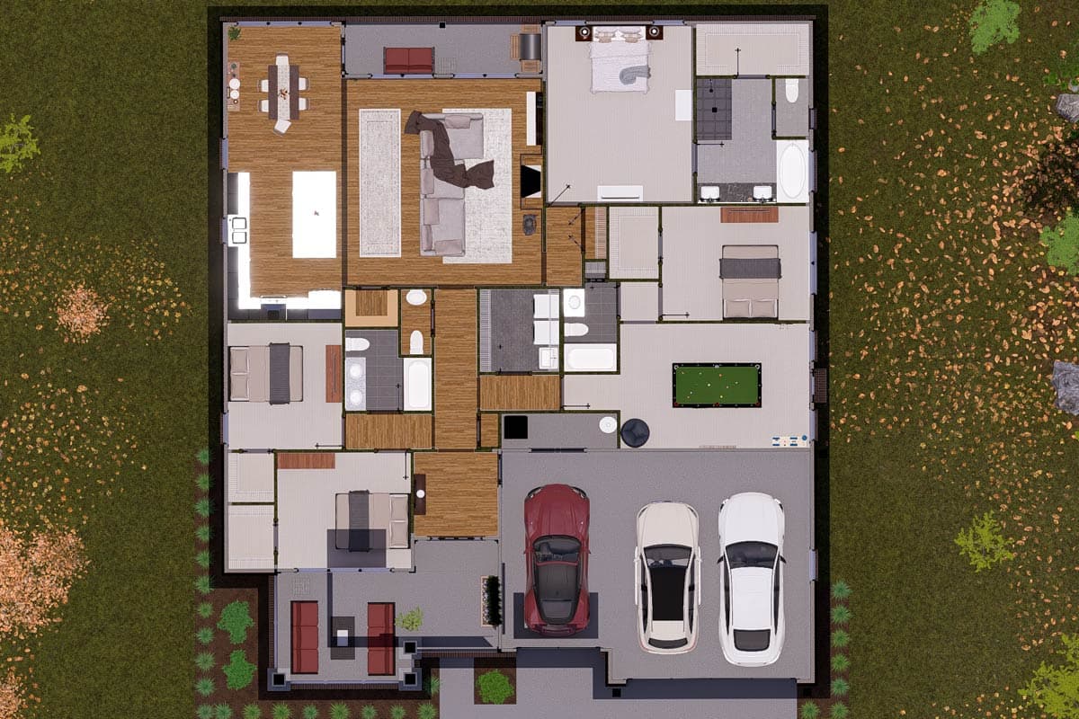 Plan 52274WM: Southern House Plan with Open Layout - 2425 Sq Ft - Image #18 - Southern, Traditional