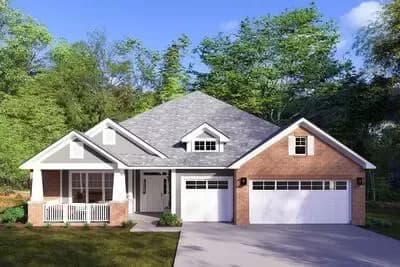 Southern House Plan with Open Layout - 2425 Sq Ft