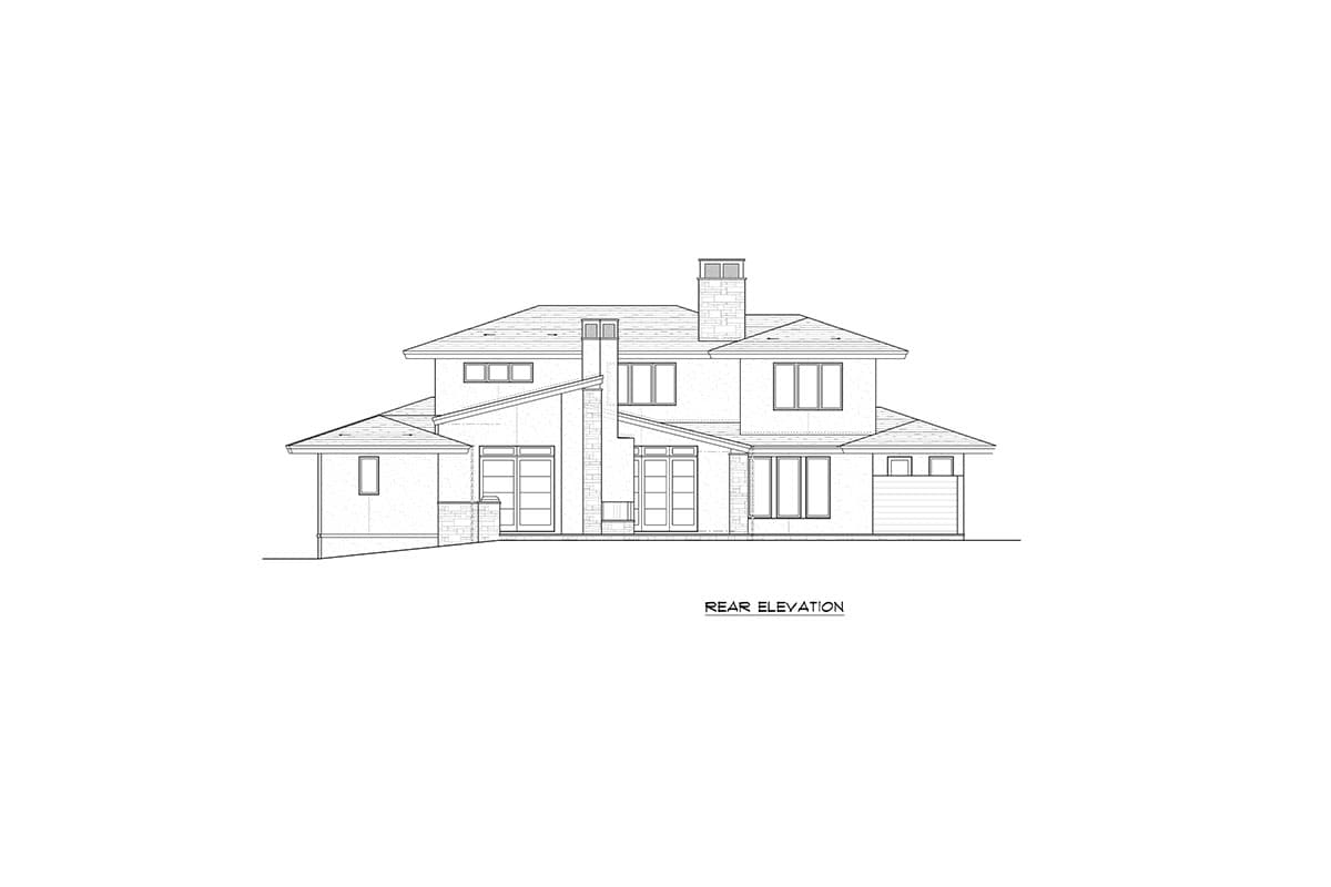 Plan 93093EL: Prairie Style Dream Home Plan with Spa-Like Outdoor Area - Image #39 - Northwest, Prairie
