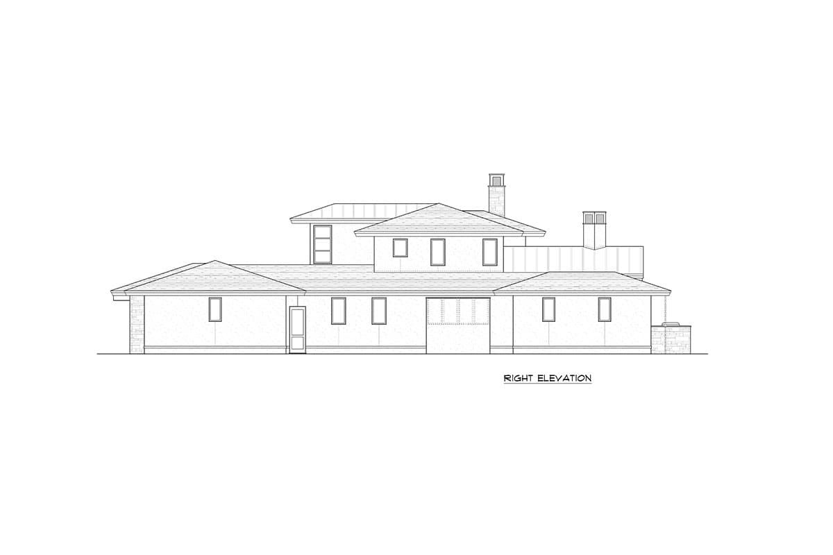 Plan 93093EL: Prairie Style Dream Home Plan with Spa-Like Outdoor Area - Image #40 - Northwest, Prairie