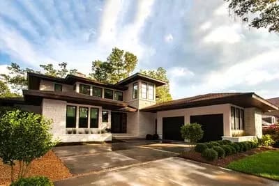 Prairie Style Dream Home Plan with Spa-Like Outdoor Area