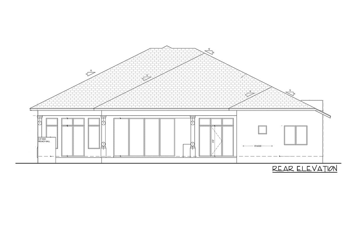 Plan 86029BS: Florida House Plan with Stunning Master Suite - 3996 Sq Ft - Image #16 - Coastal Contemporary, Contemporary, Florida-Style, Mediterranean