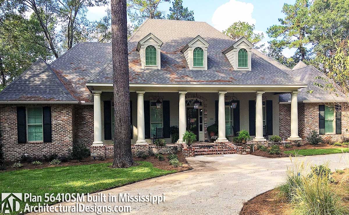 Plan 56410SM: Luxurious Acadian House Plan with Optional Bonus Room - 3851 Sq Ft - Image #7 - Acadian, French Country, Louisiana-Style, Southern