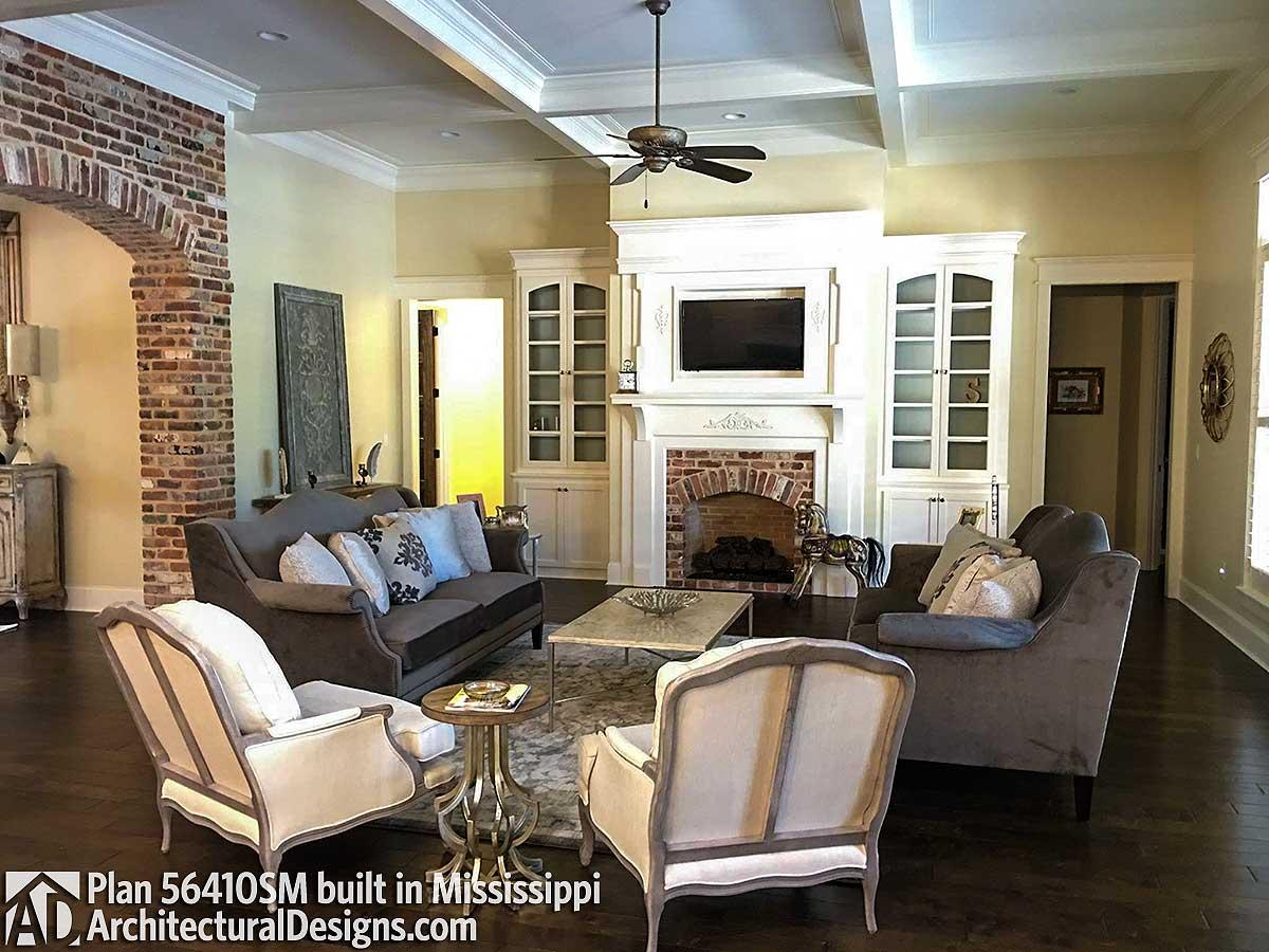 Plan 56410SM: Luxurious Acadian House Plan with Optional Bonus Room - 3851 Sq Ft - Image #10 - Acadian, French Country, Louisiana-Style, Southern