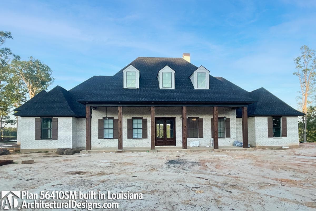 build gallery item - House Plan 56410SM comes to life in North Carolina