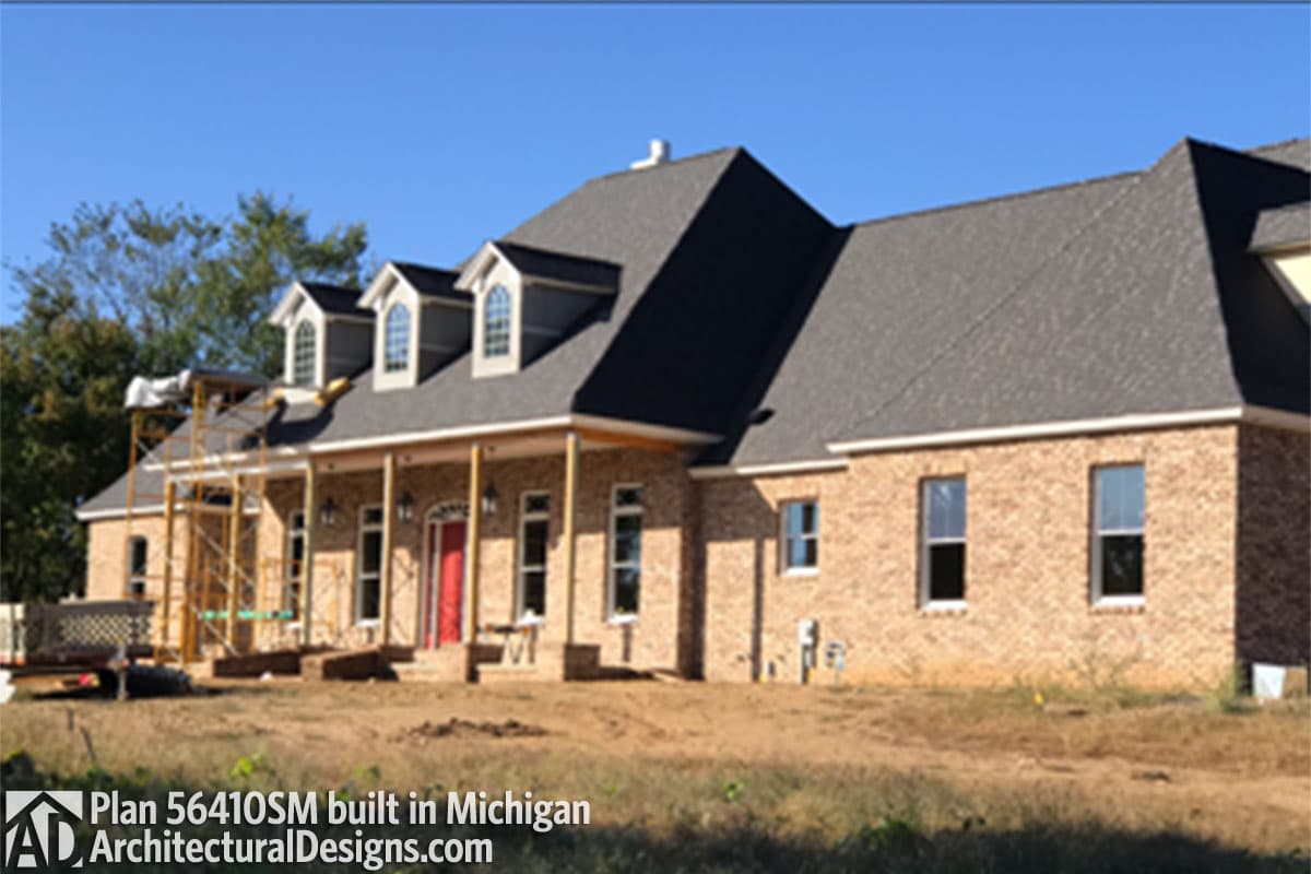 build gallery item - House Plan 56410SM built in Michigan