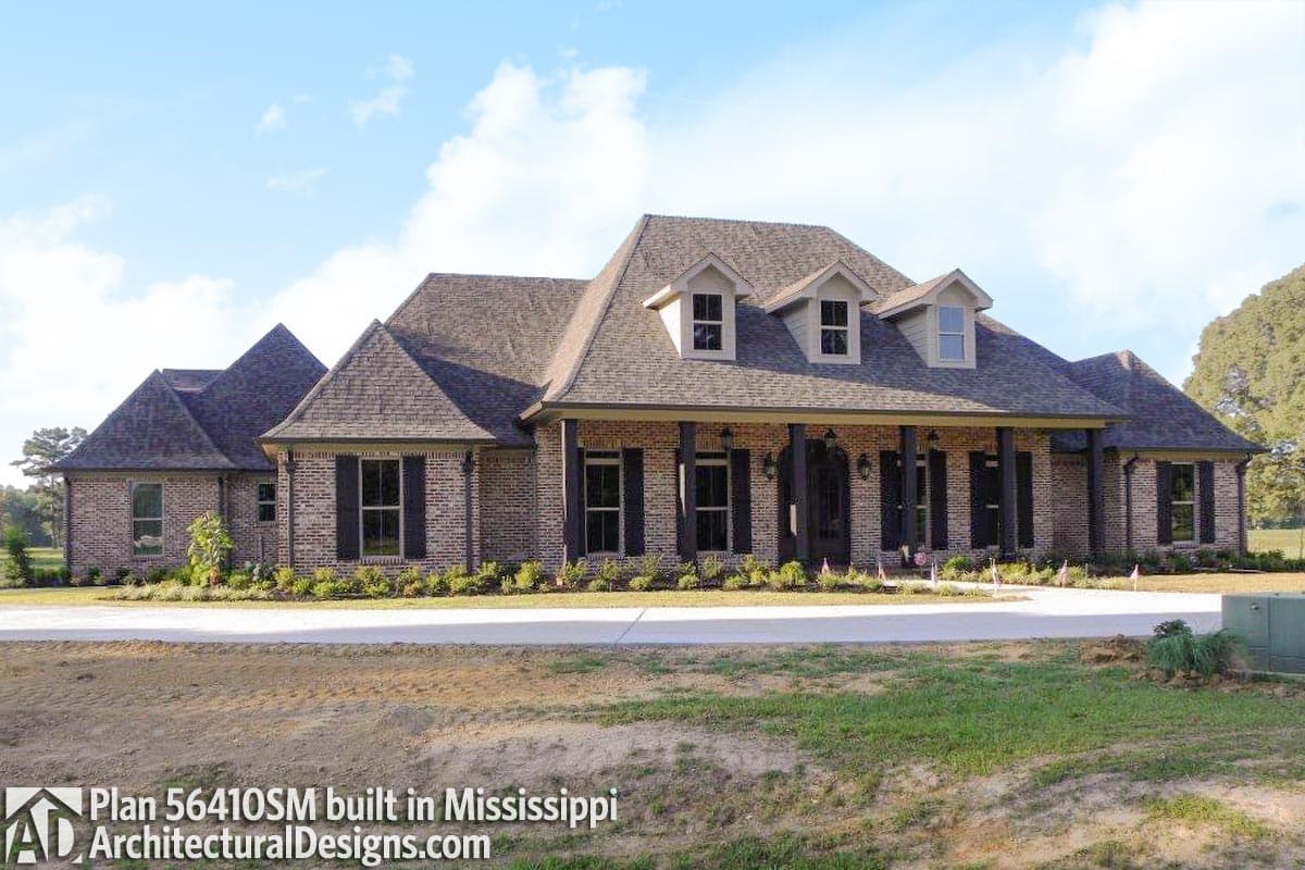 build gallery item - House Plan 56410SM Client Built in Mississippi