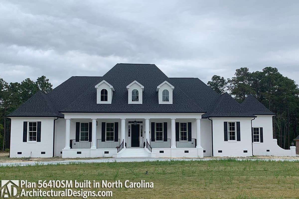 build gallery item - House Plan 56410SM comes to life in North Carolina