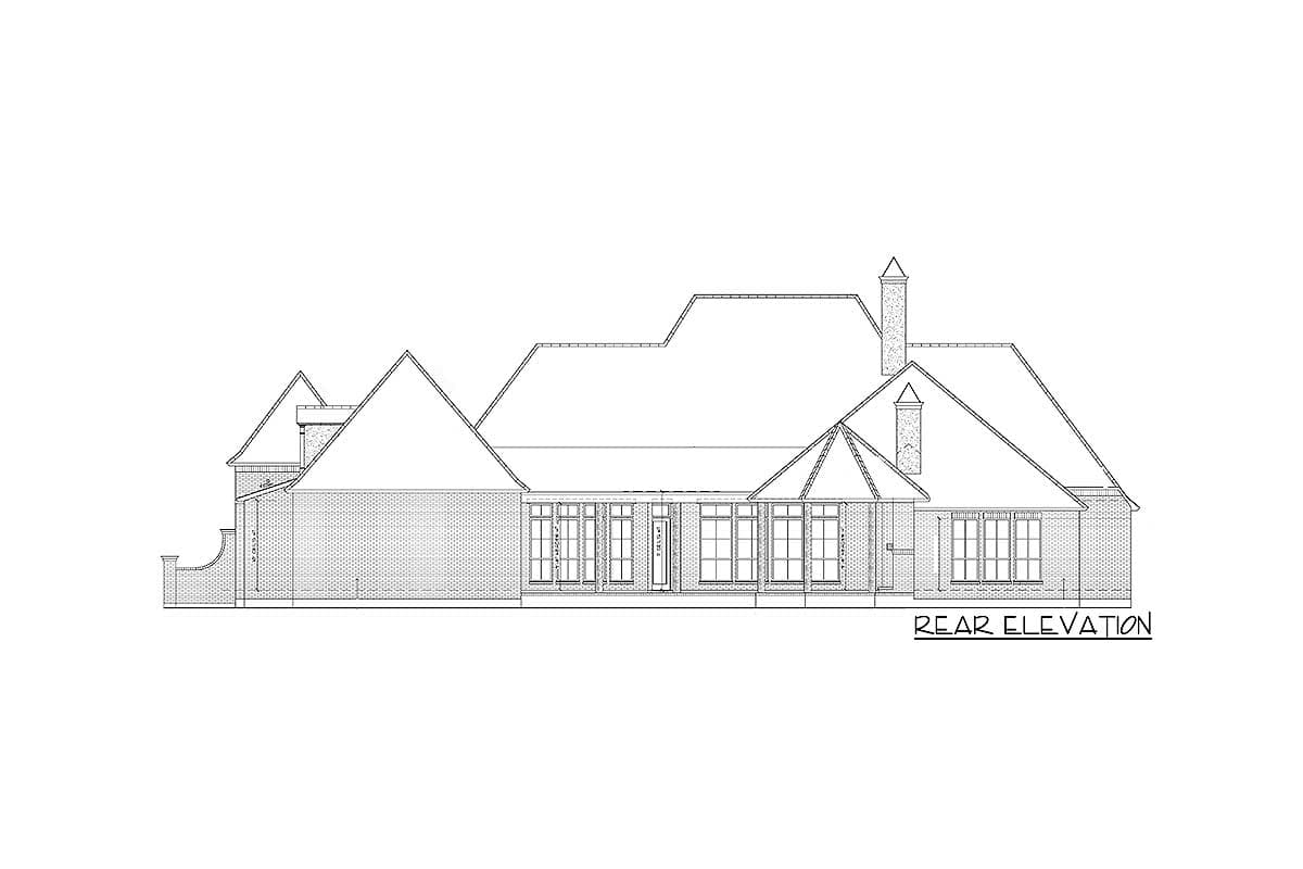 Plan 56410SM: Luxurious Acadian House Plan with Optional Bonus Room - 3851 Sq Ft - Image #14 - Acadian, French Country, Louisiana-Style, Southern