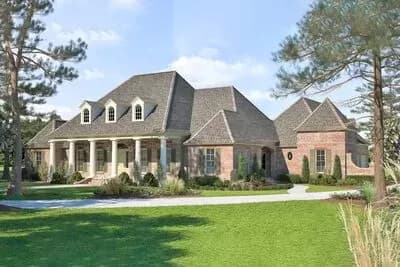 Luxurious Acadian House Plan with Optional Bonus Room - 3851 Sq Ft