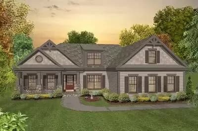 Craftsman Home Plan on a Walkout Basement with a Bonus Room Upstairs - 1800 Sq Ft