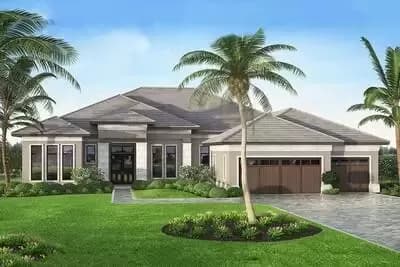 Split Bedroom Florida House Plan