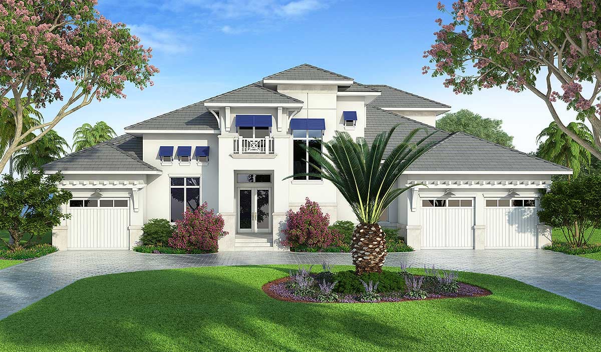 Plan 86041BW: Grand Florida House Plan - Image #12 - Florida-Style, Southern