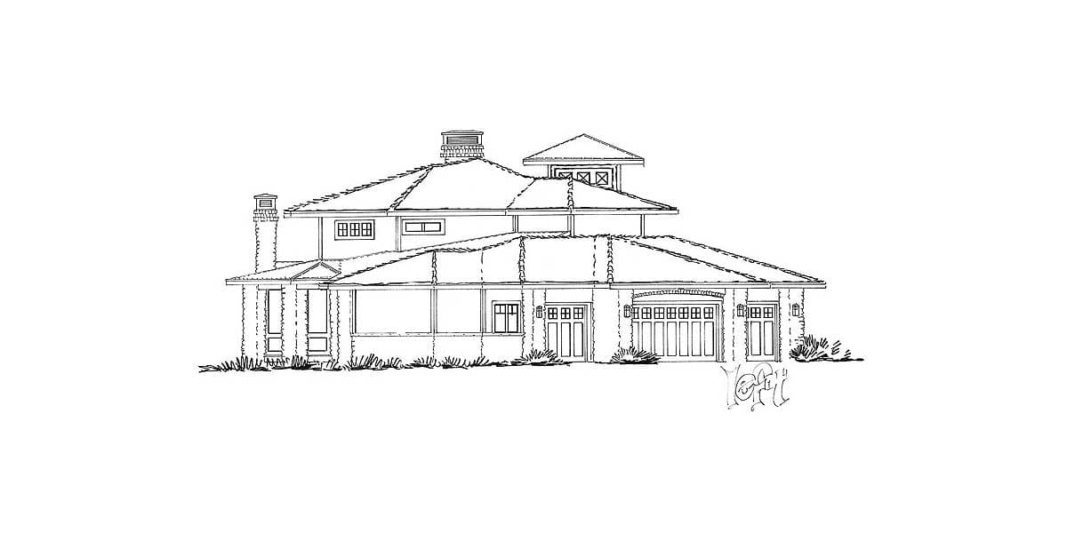 Plan 12943KN: 4 Bedroom Mountain Lodge House Plan - Image #7 - Craftsman, Mountain, Rustic, Vacation