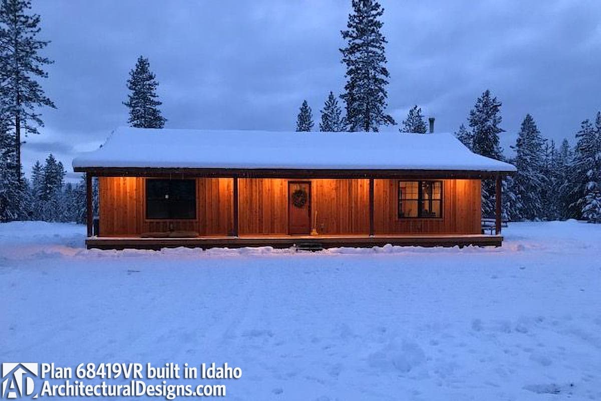 build gallery item - House Plan 68419VR Comes to Life in Idaho