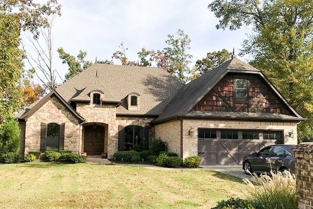 Plan 60690ND: Rustic 4-Bed European House Plan with Vaulted Great Room - 2768 Sq Ft - Image #5 - European, Tudor