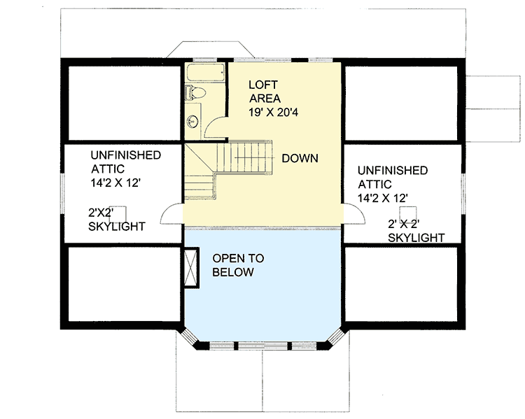 Plan 35516GH: Mountain House Plan with Dramatic Window Wall - Floor Plan - 2nd Floor - Craftsman, Mountain, Northwest