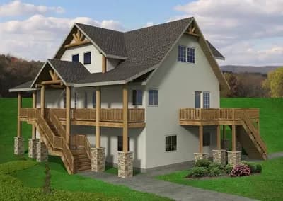 Northwest Mountain Home with Walls of Glass