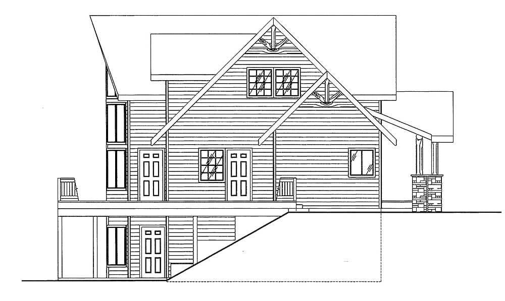 Plan 35532GH: Two-Story Window Wall - Image #4 - Mountain, Northwest