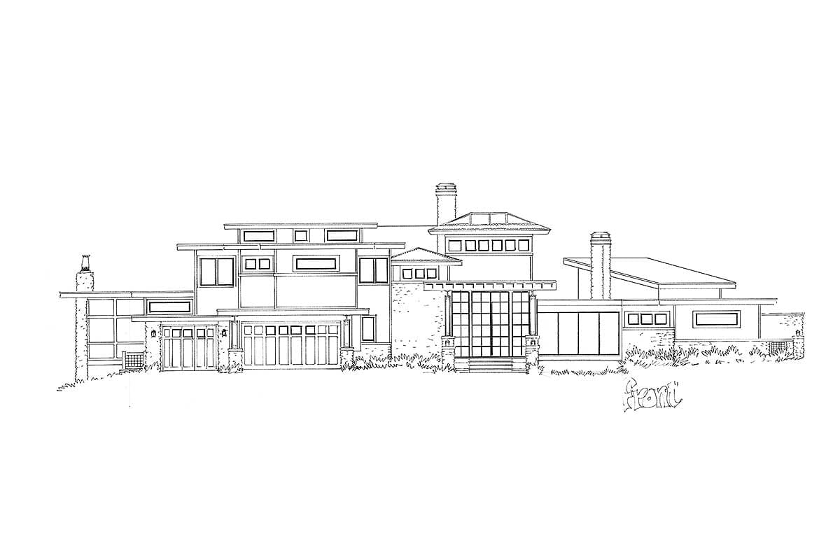 Plan 12945KN: Dramatic Northwest Home with Contemporary Styling - Image #8 - Contemporary, Mid Century Modern, Mountain, Northwest, Prairie, Rustic