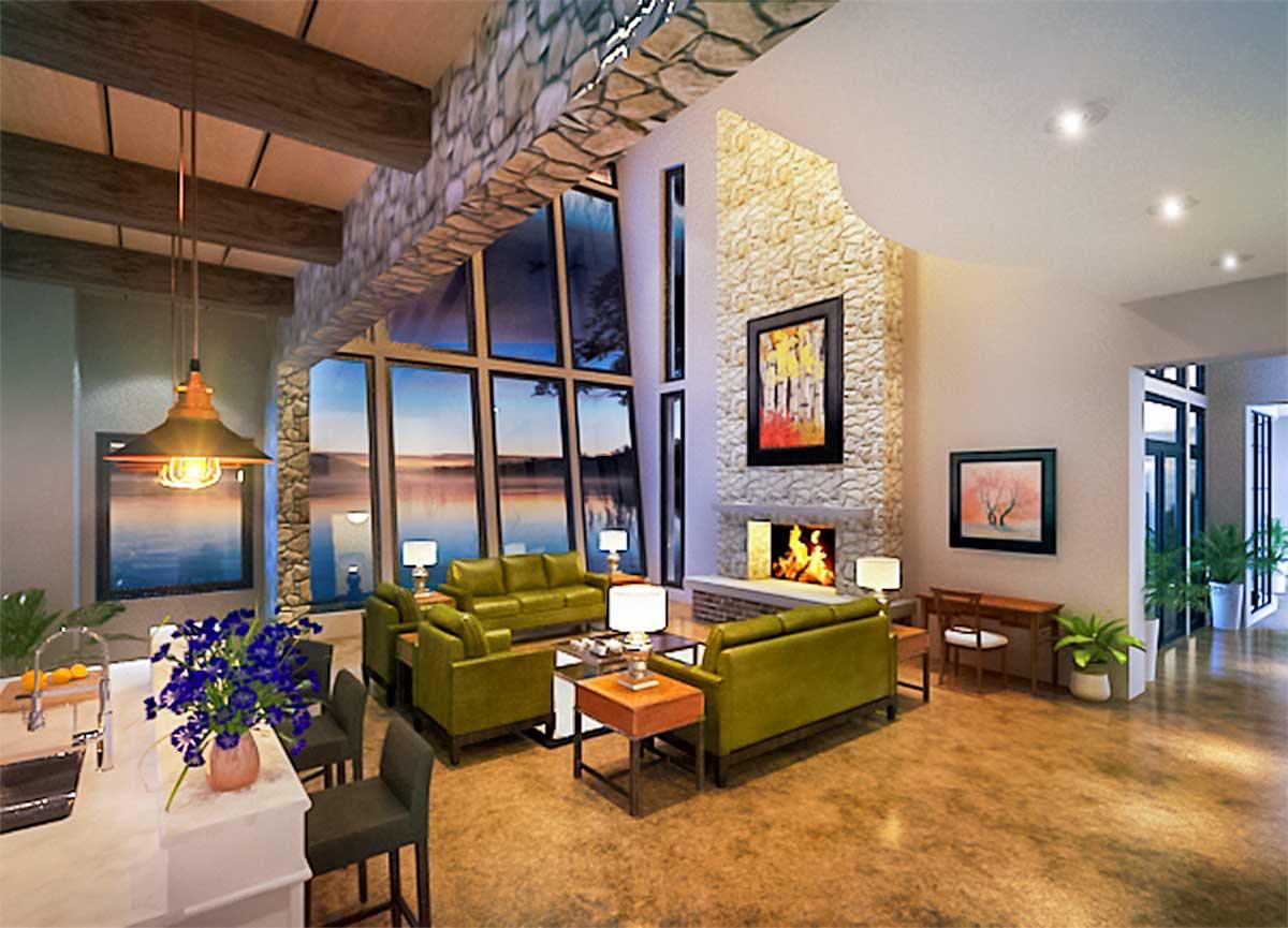 Plan 12945KN: Dramatic Northwest Home with Contemporary Styling - Image #4 - Contemporary, Mid Century Modern, Mountain, Northwest, Prairie, Rustic