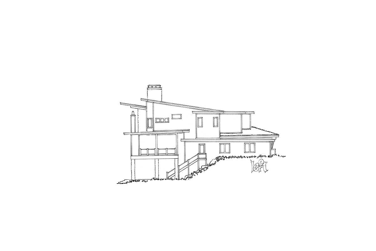 Plan 12945KN: Dramatic Northwest Home with Contemporary Styling - Image #9 - Contemporary, Mid Century Modern, Mountain, Northwest, Prairie, Rustic