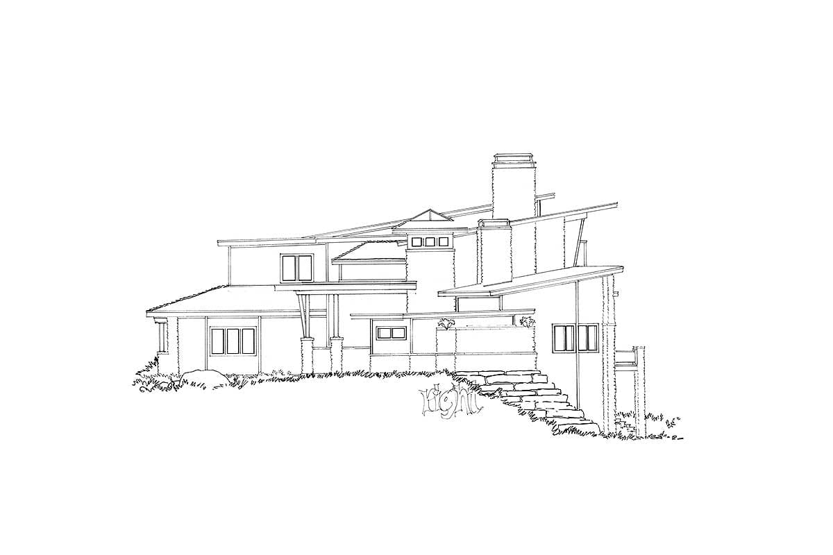 Plan 12945KN: Dramatic Northwest Home with Contemporary Styling - Image #11 - Contemporary, Mid Century Modern, Mountain, Northwest, Prairie, Rustic