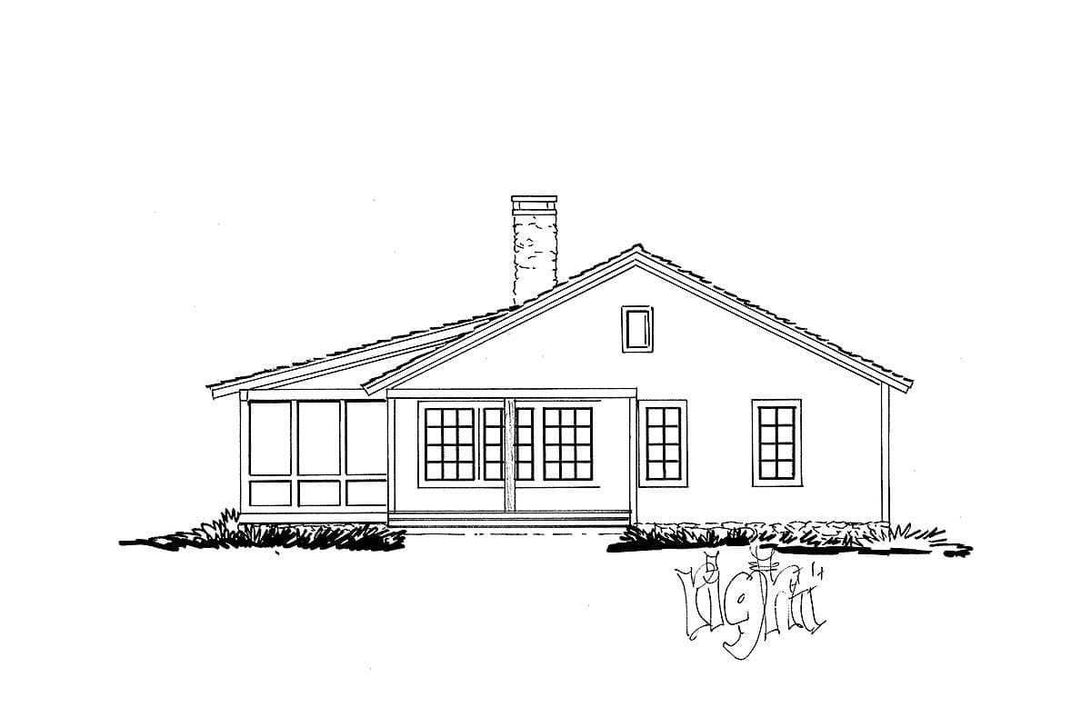 Plan 12947KN: Bunkhouse Plan with Options - Image #4 - Cabin, Cottage, Country, Mountain, Vacation