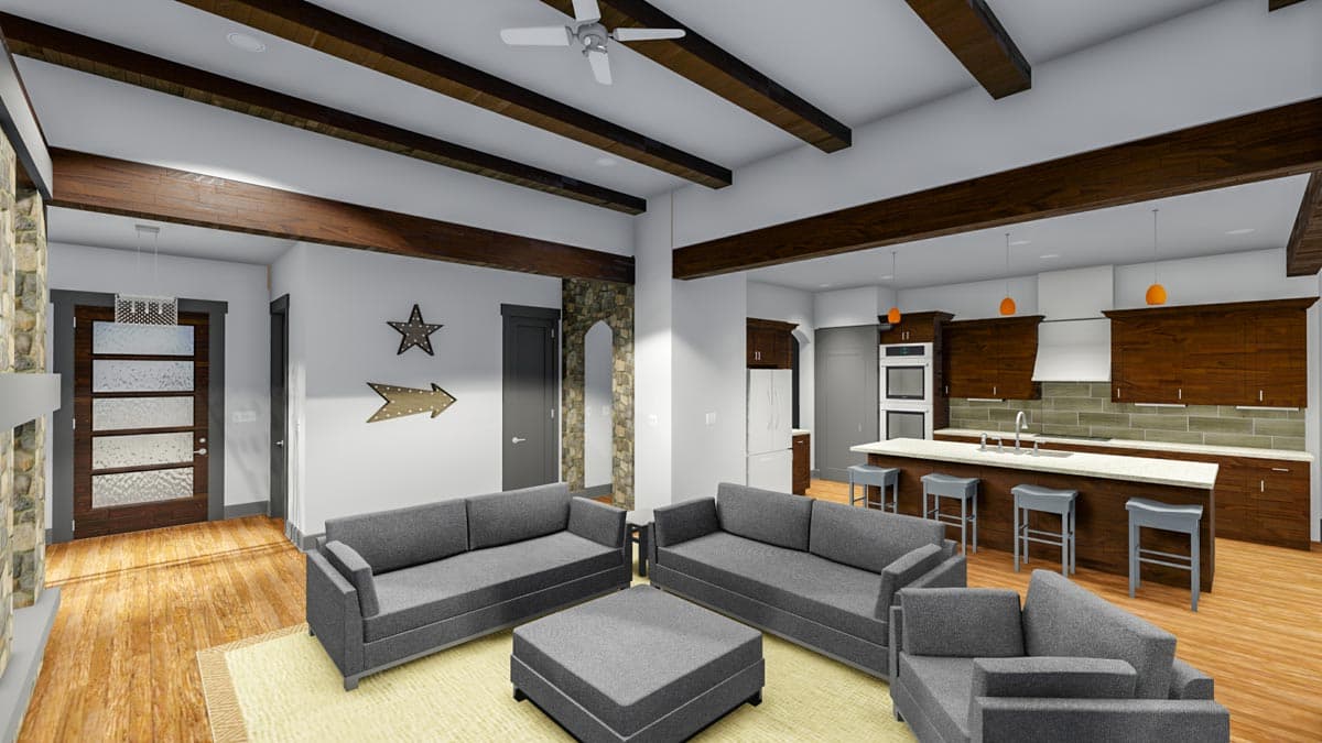 Plan 64423SC: Mediterranean House Plan with Finish Lower Level - Image #15 - Florida-Style, Mediterranean