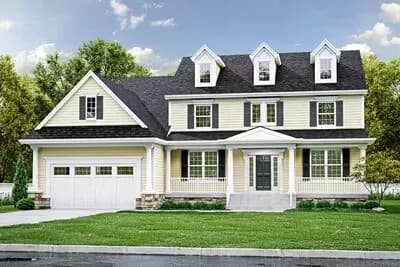 Traditional House Plan with Updated Amenities