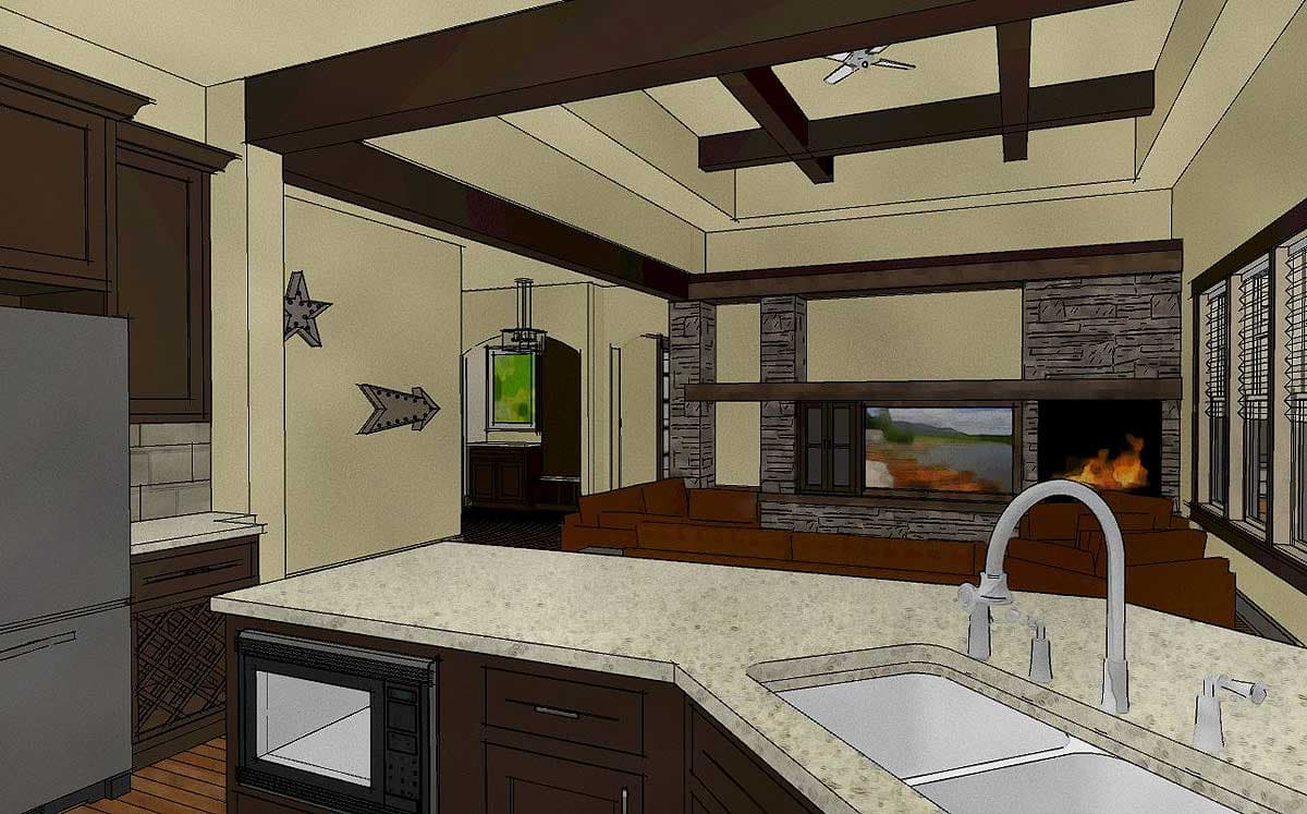 Plan 64426SC: Remarkable Rustic Craftsman House Plan - Image #13 - Country, Craftsman, Mountain, New American, Northwest, Southern