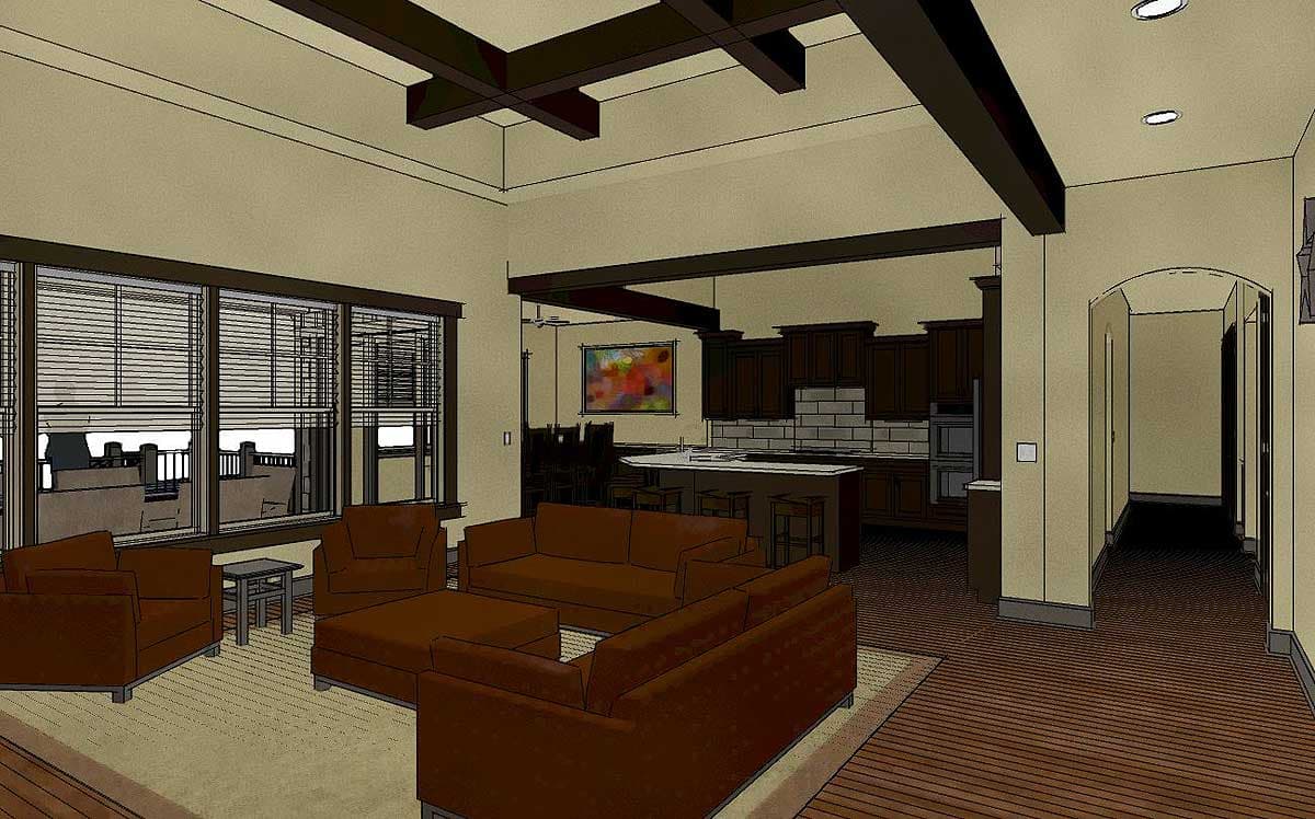 Plan 64426SC: Remarkable Rustic Craftsman House Plan - Image #12 - Country, Craftsman, Mountain, New American, Northwest, Southern