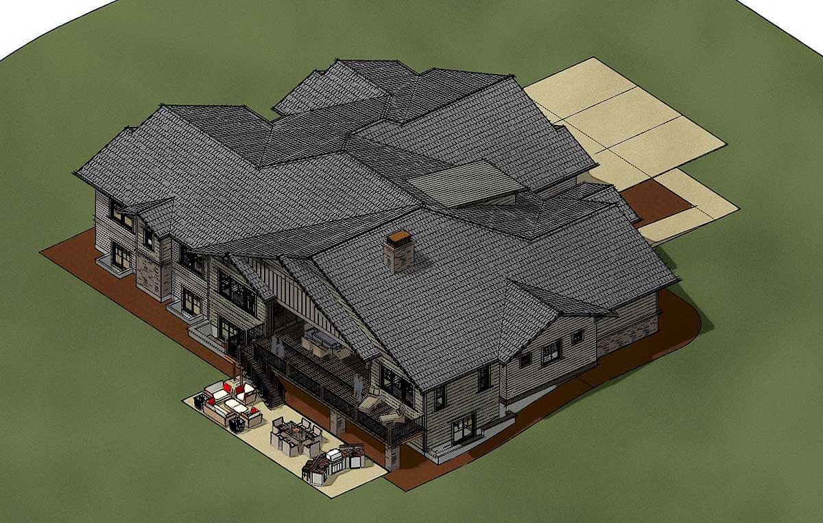Plan 64426SC: Remarkable Rustic Craftsman House Plan - Image #11 - Country, Craftsman, Mountain, New American, Northwest, Southern