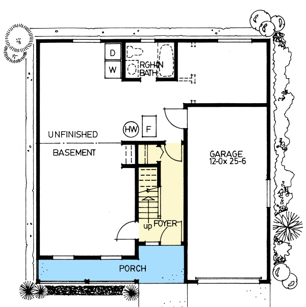 Plan 67730MG: Upstairs Living Area - Floor Plan - First Floor - Country, Northwest