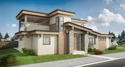 Exciting Contemporary House Plan