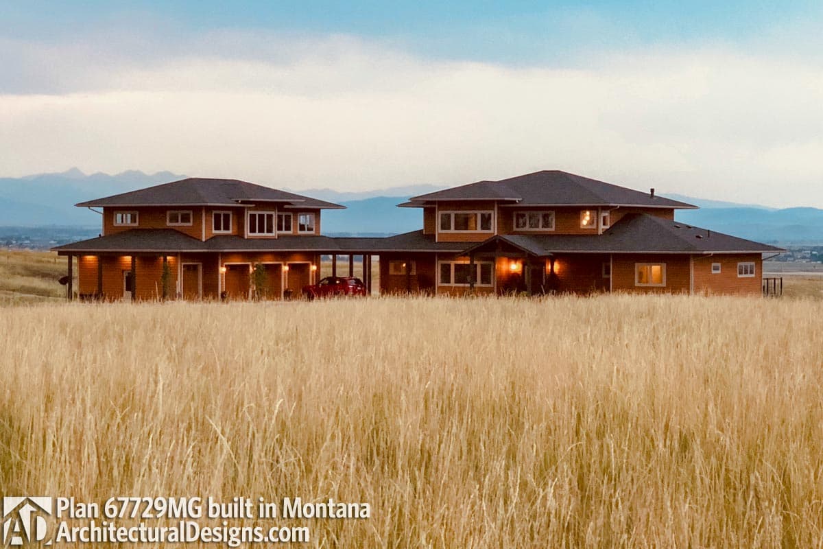 build gallery item - House Plan 67729MG comes to life in Montana