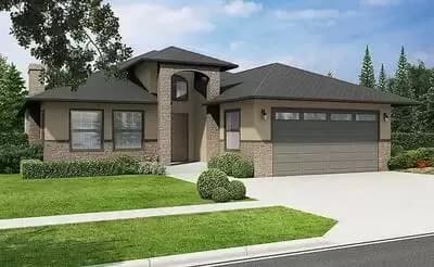 Florida House Plan with Two Separate Living Areas