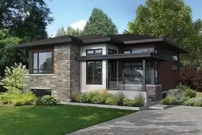 Attractive Contemporary House Plan