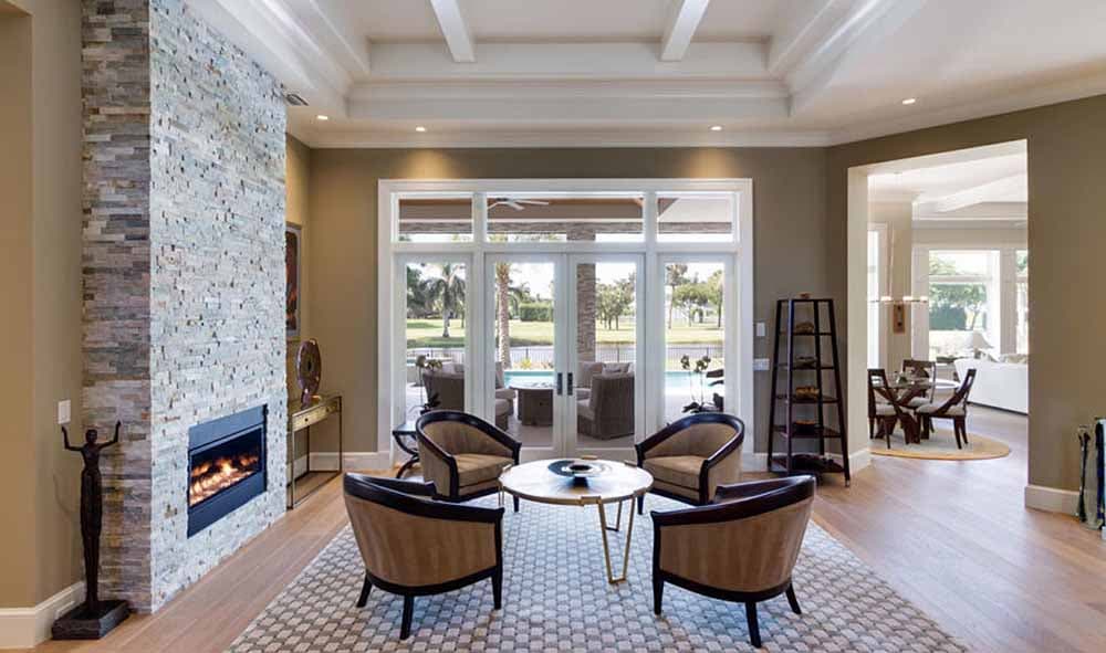 Plan 66379WE: 3 Bedroom Transitional House Plan with 3-Car Angled Garage - 4120 Sq Ft - Image #7 - Contemporary, Transitional