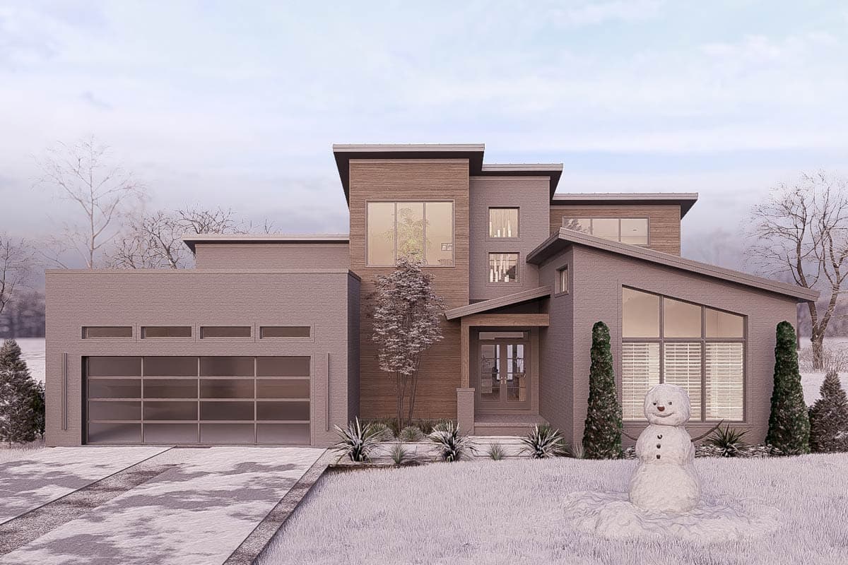 Plan 70522SND: 3 Bed Modern with Upstairs Sleeping Loft - Image #7 - Contemporary, Mediterranean, Mid Century Modern, Modern