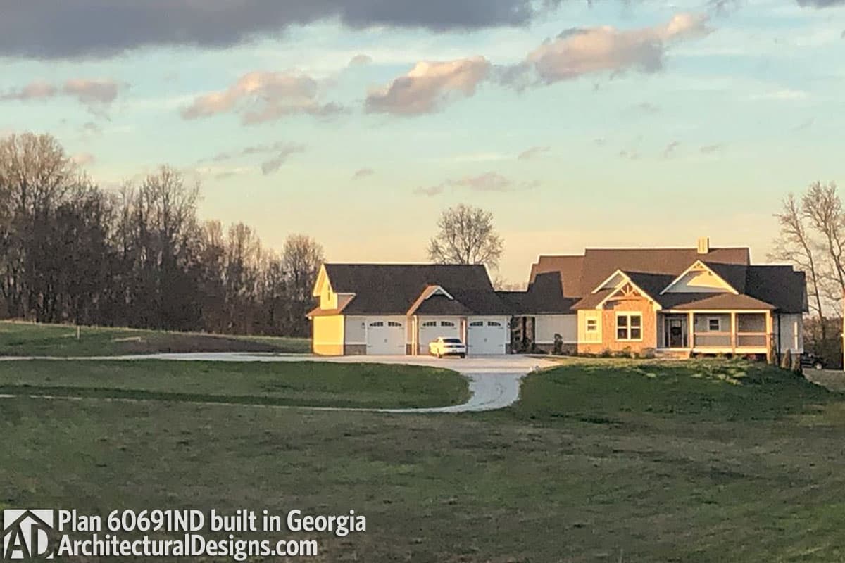 build gallery item - House Plan 60691ND comes to life in Georgia