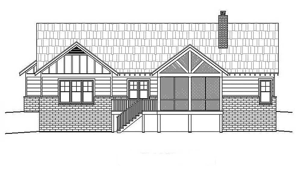 Plan 68427VR: Craftsman House Plan with Bonus Room - 2600 Sq Ft - Image #14