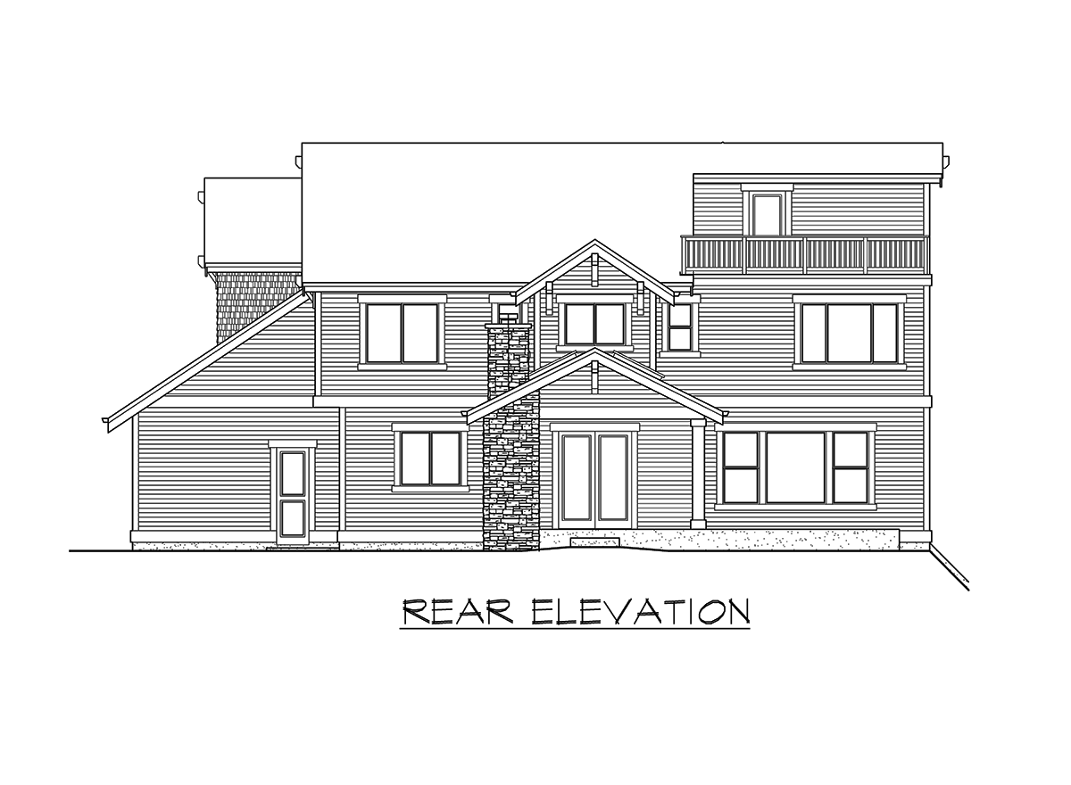 Plan 23642JD: Spacious Craftsman with Roof Deck - Image #28 - Craftsman, New American, Northwest, Shingle
