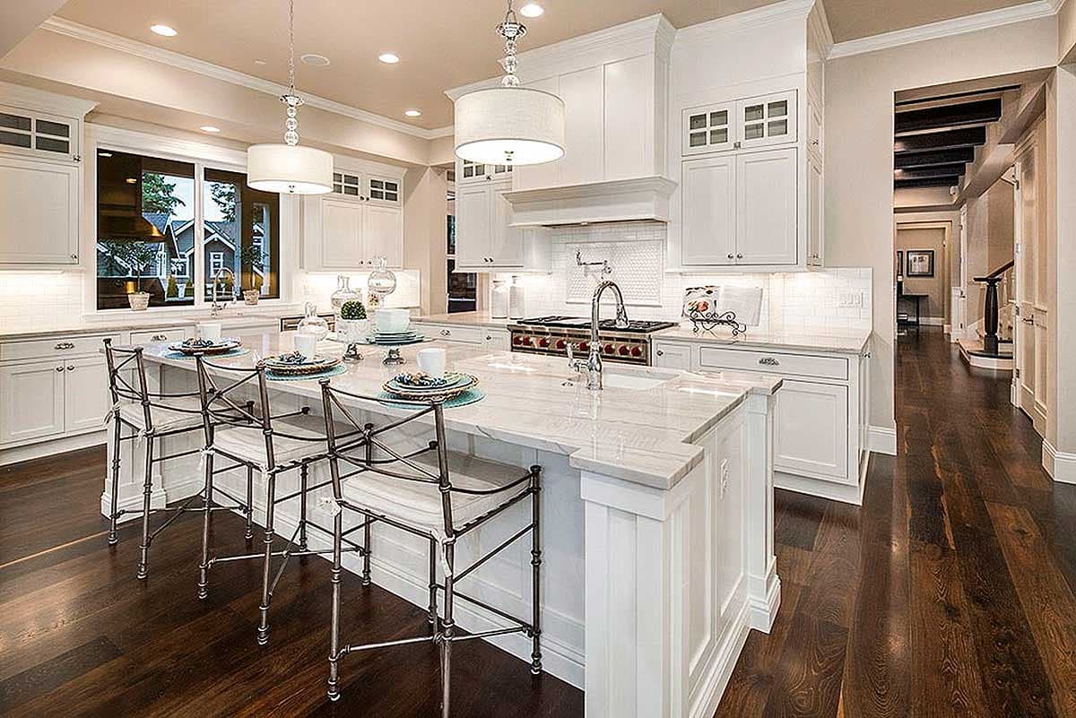 Plan 23643JD: Grand Craftsman Manor with Angled 4-Car Garage - Image #6 - Craftsman, Mountain, New American, Northwest