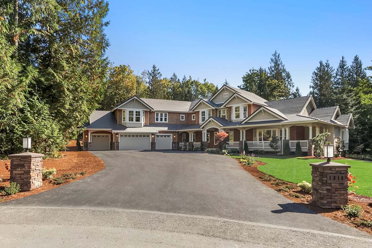 Plan 23643JD: Grand Craftsman Manor with Angled 4-Car Garage - Image #22 - Craftsman, Mountain, New American, Northwest