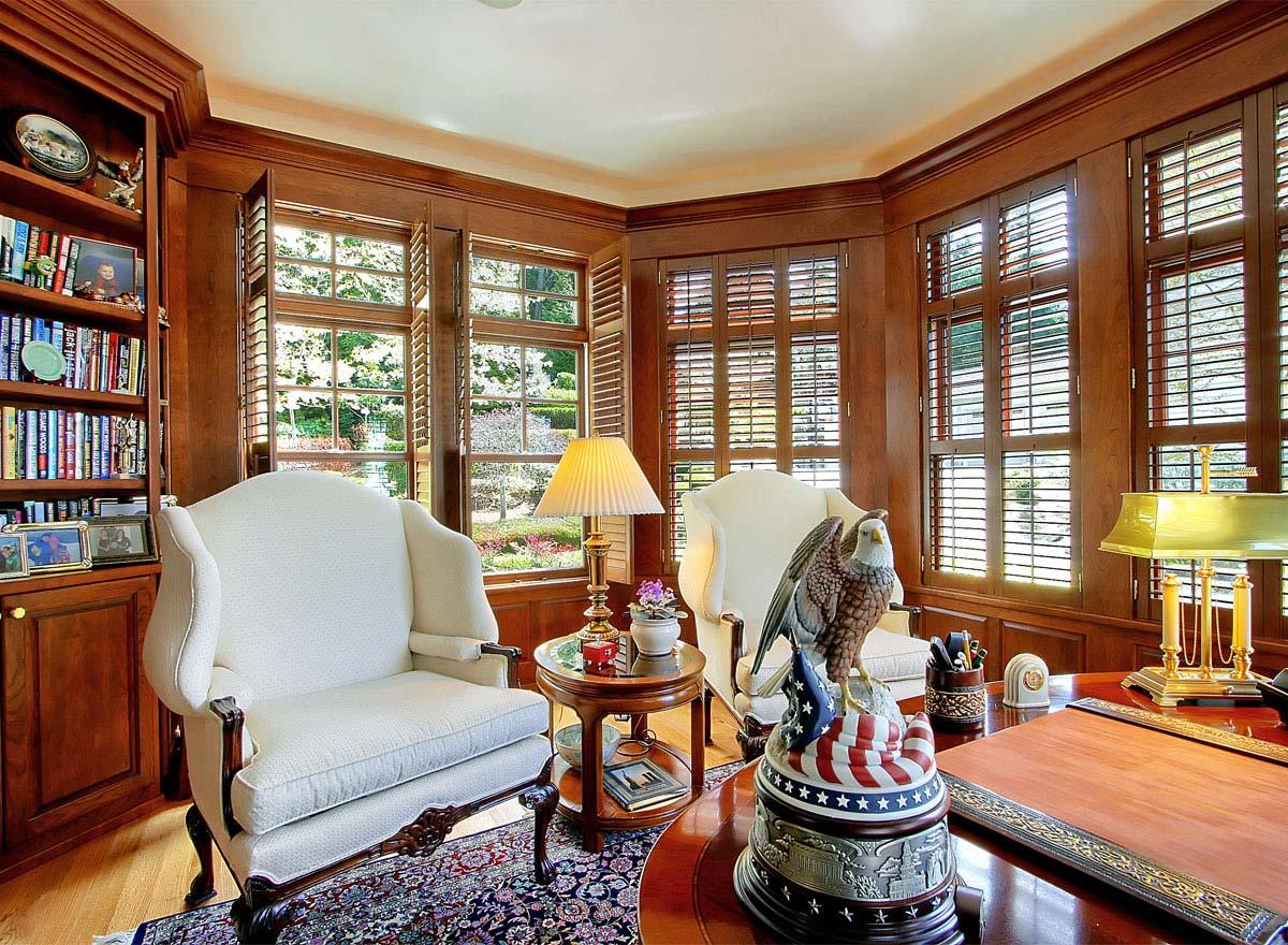 Plan 23645JD: Luxury Shingle Style House Plan with Multiple Gathering Spaces - Image #17 - New American, Northwest, Shingle