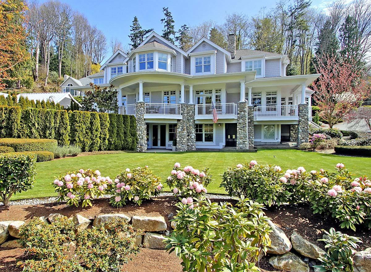 Plan 23645JD: Luxury Shingle Style House Plan with Multiple Gathering Spaces - Image #6 - New American, Northwest, Shingle